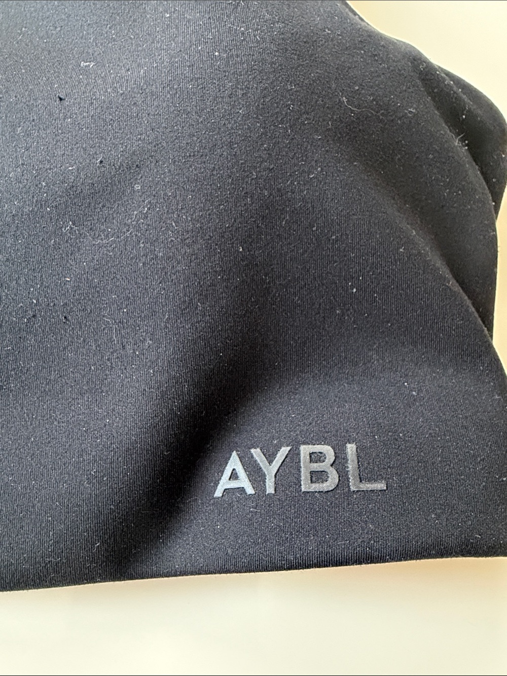 AYBL Black V-Neck Seamless Racerback Sports Bralette - Picture 3 of 7